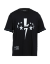 Neil Barrett T-shirts In Black