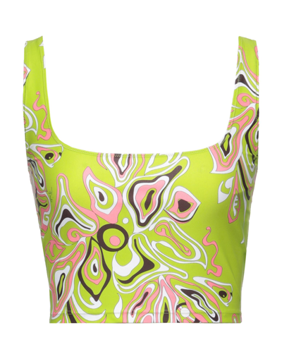 Emilio Pucci Tops In Green