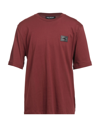 Neil Barrett T-shirts In Brown