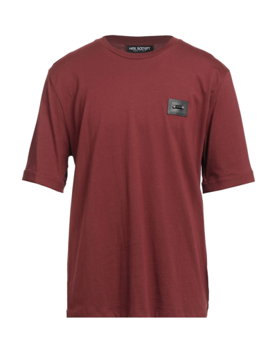 Neil Barrett T-shirts In Brown