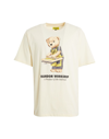 MARKET MARKET RANDOM WORKSHOP BEAR TEE MAN T-SHIRT IVORY SIZE S COTTON