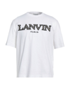 LANVIN LANVIN MAN T-SHIRT WHITE SIZE 4XL COTTON