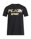 Plein Sport T-shirts In Black