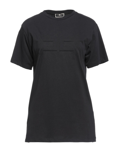 Elisabetta Franchi T-shirts In Black