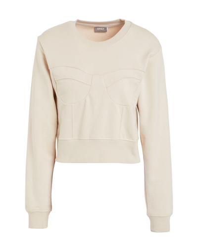 Only Sweatshirts In Beige