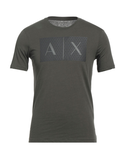 Armani Exchange T-shirts In Military Green