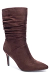 CL BY LAUNDRY RAVE-UP RUCHED SHAFT STILETTO BOOT