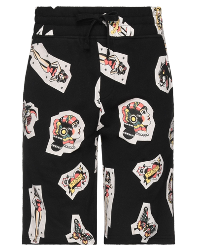 Hydrogen Man Shorts & Bermuda Shorts Black Size Xs Cotton In Black