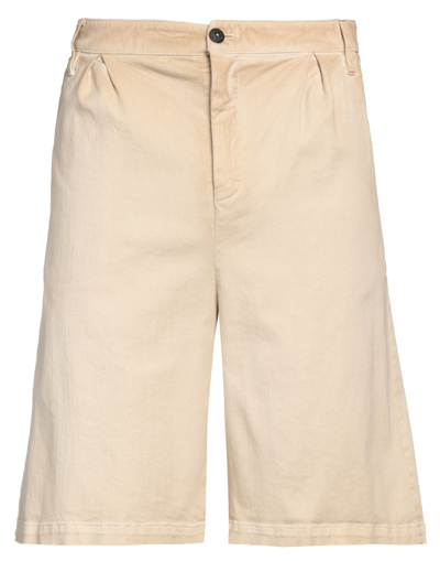 Nostrasantissima Denim Shorts In Beige