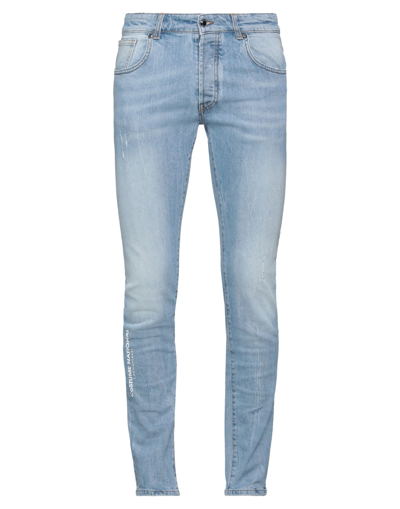 Costume National Denim Cropped In Blue