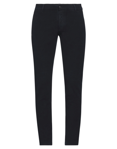Grey Daniele Alessandrini Pants In Dark Blue
