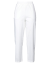 MANILA GRACE MANILA GRACE WOMAN PANTS WHITE SIZE 4 COTTON