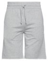 Hydrogen Man Shorts & Bermuda Shorts Light Grey Size Xxs Cotton