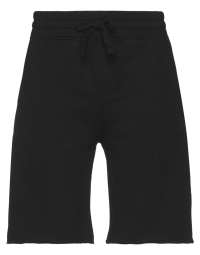 Hydrogen Man Shorts & Bermuda Shorts Black Size L Cotton In Black