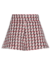 Amen Woman Shorts & Bermuda Shorts Red Size 8 Wool, Acrylic, Viscose, Polyamide, Polyester
