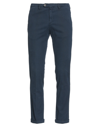 B SETTECENTO B SETTECENTO MAN PANTS SLATE BLUE SIZE 32 COTTON, ELASTANE