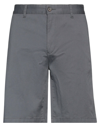 Les Deux Man Shorts & Bermuda Shorts Lead Size 30 Cotton, Elastane In Grey