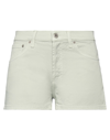 Dondup Denim Shorts In Sage Green