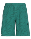 Octopus Man Shorts & Bermuda Shorts Green Size Xl Cotton