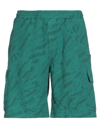 Octopus Man Shorts & Bermuda Shorts Green Size L Cotton
