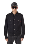 Diesel Regular-fit Trucker Jacket In Nero