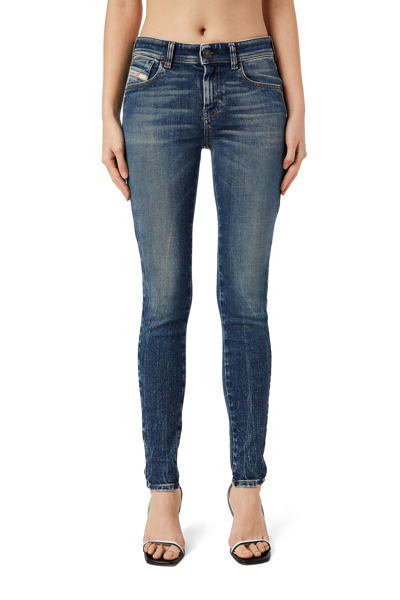 Diesel Super Skinny Jeans In Blue