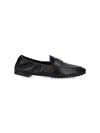 Tory Burch Nappa Leather Ballerina In Nero