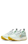 Nike Women's Escape Run Flyknit Road Running Shoes In Barely Green/ Football Grey