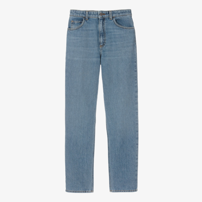 Gucci Teen Girls Light Blue Denim Jeans | ModeSens