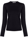 Max Mara Cachemire Campus Sweater In Blu