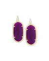 Kendra Scott Signature Danielle Drop Earrings In Gold/purple Jade