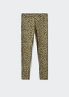 Mango Kids' Leggings Khaki