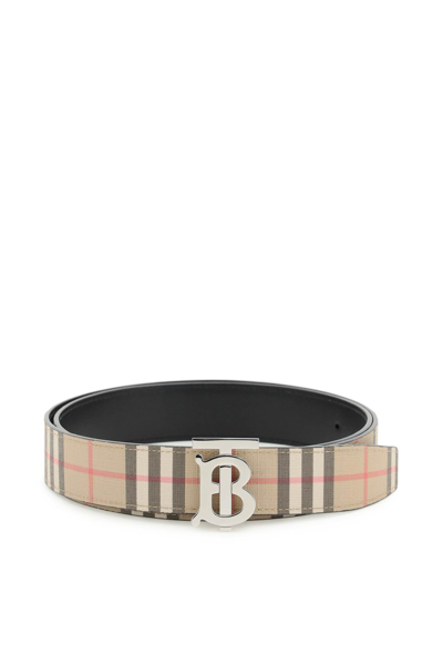 Burberry Checked Belt In Multi-colored