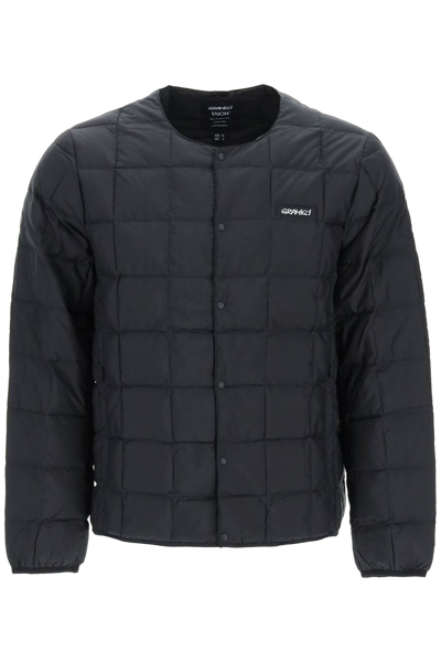 Gramicci Quilted Nylon Down Jacket In Black