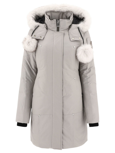 Moose Knuckles Stirling Parka Wintercoat In Grey