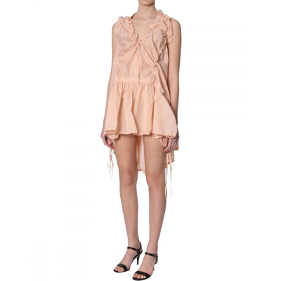 Dsquared2 Draped-front Dress In Pink