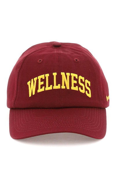 Sporty And Rich Wellness Ivy Cotton Baseball Cap In Red