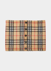 BURBERRY GIRL'S VINTAGE CHECK-PRINT SNOOD