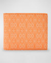 Wolf Men's Signature Billfold And Coin In Orange