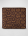 Wolf Logo-print Bi-fold Wallet In Brown