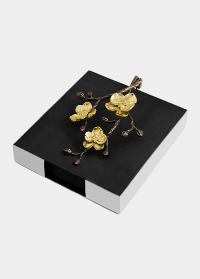Michael Aram Golden Orchid Dinner Napkin Holder
