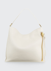Tom Ford Women's Small Alix Leather Hobo Bag In Chalk