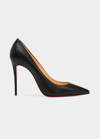 Christian Louboutin Patent Leather Pumps In Black