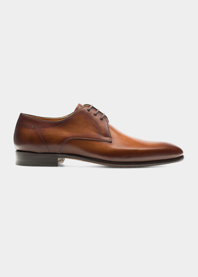 Magnanni Men's Maddin Leather Derby Shoes In Brown