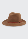 RAG & BONE FLOPPY BRIM WOOL FEDORA HAT