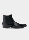 Magnanni Elasticated-panel Chelsea Boots In Black