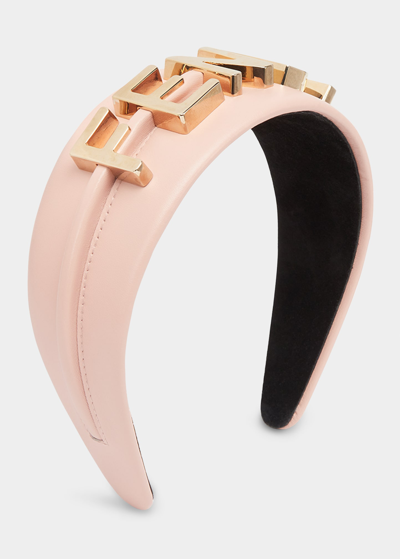 Fendi Graphy Headband In Pink