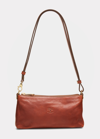 Il Bisonte Lucia Vachetta Leather Shoulder Bag In Seppia