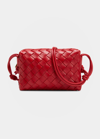 Bottega Veneta Loop Mini Intrecciato Crossbody Bag In Wisteria