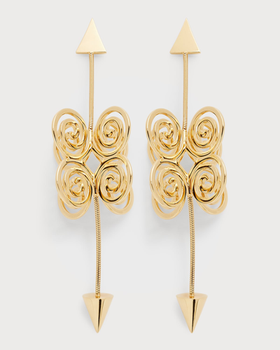 Cadar Yellow Gold Essence Earrings
